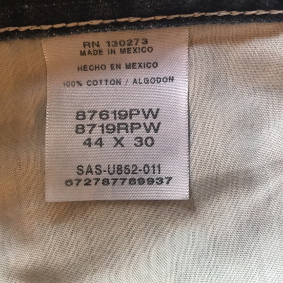 Rustler mens size 44x30 bootcut jeans - Picture 4 of 5